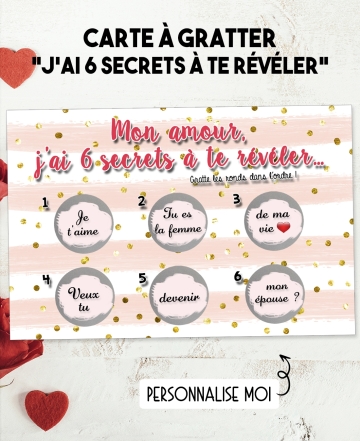 carte amoureux. carte gratter originale. carte declaration amour. demande pacs originale. demande mariage originale. déclaration