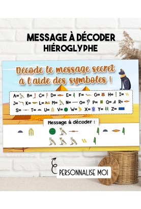 message hiéroglyphe. annonce originale. demande original. annonce grossesse