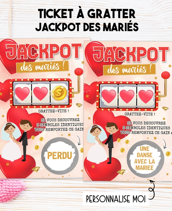 Jackpot des mariés. jeu mariage. animation mariage. jeu animation mariage. jeu mariés. fun mariage