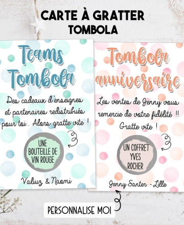 Tombola entreprise. tombola gratter. tombola personnaliser. jeu entreprise. jeu gratter
