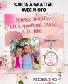 Carte à gratter demande originale. carte gratter photo. carte gratter amour. carte cadeau original