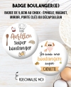badges boulanger. badges métier. badge artisan. badge patissier