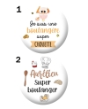 Badge 56mm pour les boulanger(e)s - personnalisable