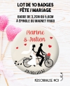 Badges personnalisés mariage vélo. badges mariage. badges personnalisés mariage. badges vélo mariage. badge couple mariés