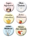 Badge 56mm Métier médical. badges personnalisé métier