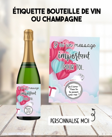 étiquette personnalisés. étiquette amour. demande pacs original. étiquette mariage. cadeau saint valentin. carte saint valentin