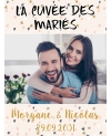 Etiquette bouteille mariage. Etiquette bouteille baptême. étiquette autocollante fête. étiquette personnalisé