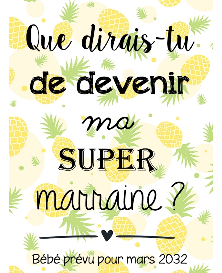 demande marraine