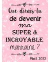 annonce marraine. demande marraine