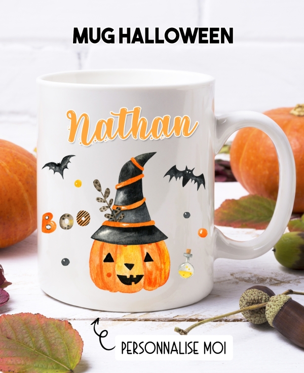 Mug Halloween. cadeau Halloween. fete Halloween