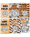 6 cartes à gratter "Bon pour" spécial Halloween