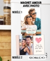 Magnet aimant Photo. cadeau saint valentin. demande pacs. cadeau original amoureux. cadeau magnet photo. magnet amoureux