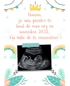 Annonce grossesse digitale - orange