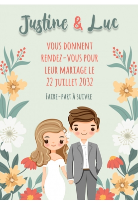 Save the date digitale - couple