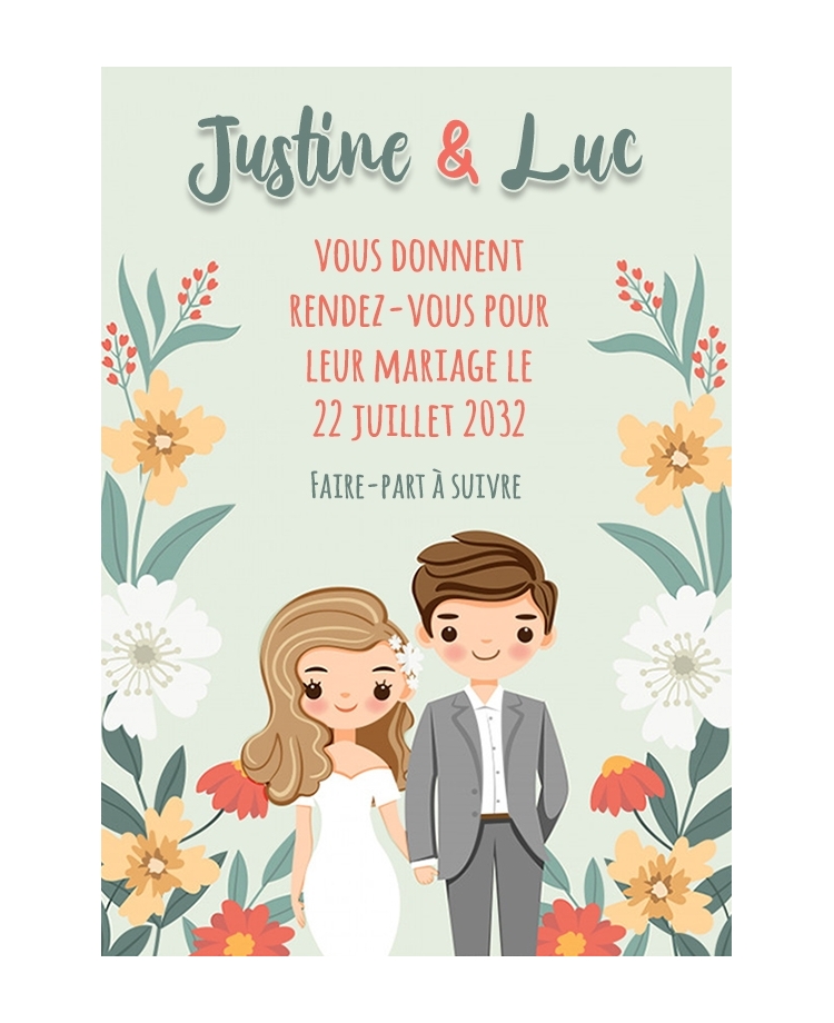Save the date digitale - couple