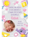 Annonce naissance digitale - fille
