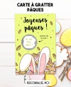 carte Pâques. annonce Pâques.