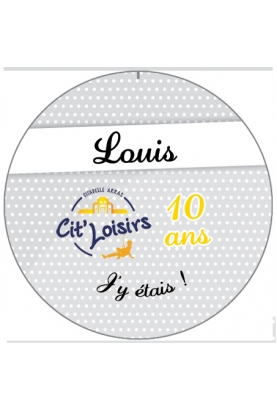 Louis - 10 badges 56mm épingles