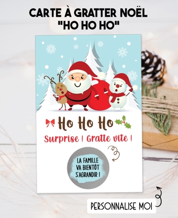Carte à gratter Joyeux Noël. carte Joyeux Noël. carte cadeau Joyeux Noël. carte surprise noël