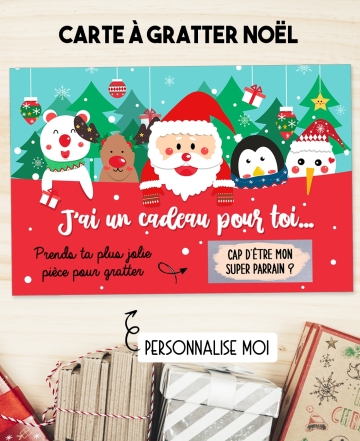 Carte cadeau à gratter Joyeux Noël. carte Joyeux Noël. carte cadeau Joyeux Noël. carte surprise noël