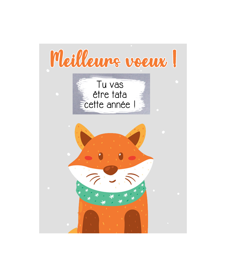 Carte à gratter Meilleurs voeux. annonce Meilleurs voeux. carte bonne année