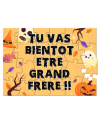 Puzzle halloween pour annoncer une surprise ou un cadeau. puzzle personnaliser. puzzle halloween.