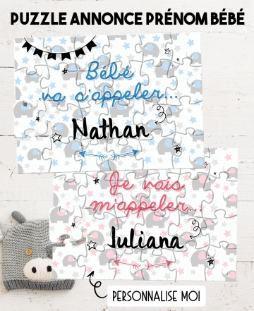 puzzle annonce du prénom de bébé. annonce prénom bébé. annonce originale prénom bébé. puzzle prénom bébé. annonce prénom bébé