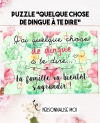 Puzzle tropical avec texte personnalisable. puzzle demande originale. puzzle cadeau