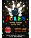 carte invitation. carte fête Bowling. carte anniversaire Bowling. anniversaire. invitation fete Bowling