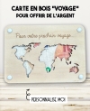 carte rien. carte bois argent. carte original anniversaire. carte humour anniversaire. carte fête cadeau.