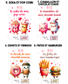 Carte à gratter duo culinaire pour les amoureux