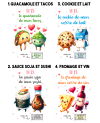 Carte à gratter duo culinaire pour les amoureux