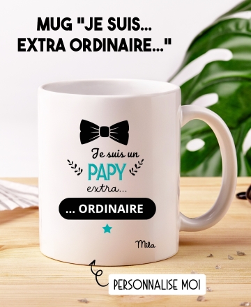 Mug cadeau papy. Mug fête grand pére. mug maître. cadeau mug original. mug personnalisé