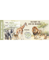 Carte à gratter. carte Zoo. carte gratter Zoo Beauval. invitation Zoo. surprise Zoo. Carte surprise Pairi Daiza.