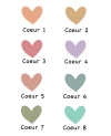 Mug "petits coeurs" pour maman, mamie - personnalisable