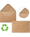Enveloppe kraft pour carte d'invitation
