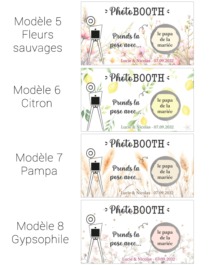 Jeu des PhotoBooth mariage. carte gratter PhotoBooth. carte PhotoBooth personnalisé. carte PhotoBooth gratter