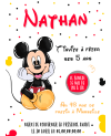 carte invitation. carte fête Mickey. carte anniversaire Mickey. anniversaire Lego. carte gratter Mickey.