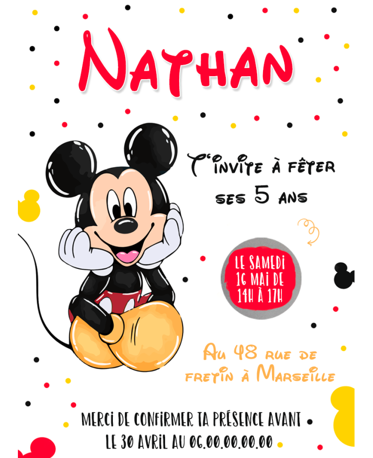 carte invitation. carte fête Mickey. carte anniversaire Mickey. anniversaire Lego. carte gratter Mickey.