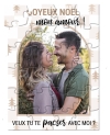 Puzzle avec photo noël pour demande originale. puzzle demande mariage. puzzle demande pacse noël. puzzle personnalisé noël