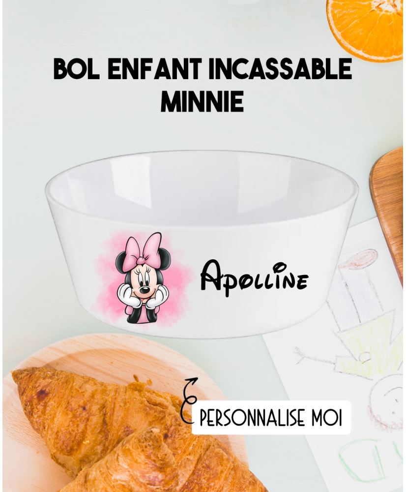 Bol enfant personnalisé en plastique minnie. Bol plastique prénom. bol enfant minnie personnalisé. gobelet plastique. Bol enfant personnalisé en plastique minnie. Bol plastique prénom. bol enfant minnie personnalisé. gobelet plastique.