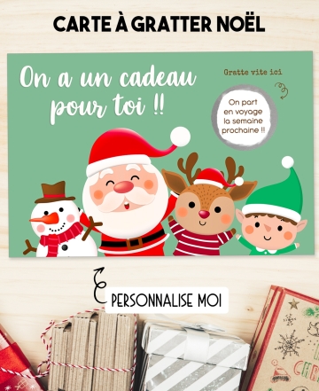 Carte à gratter Joyeux Noël. carte Joyeux Noël. carte cadeau Joyeux Noël. carte cadeau noël