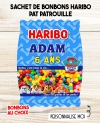 Sachet de bonbons HARIBO personnalisé Pat Patrouille. cadeau bonbon anniversaire. bonbon anniversaire enfant Pat Patrouille