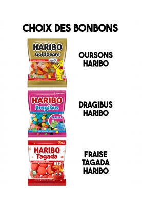 Sachet de bonbons HARIBO personnalisé anniversaire et fête - Pat Patrouille