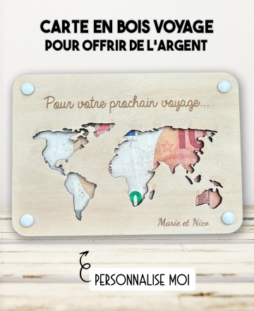 carte rien. carte bois argent. carte original anniversaire. carte humour anniversaire. carte fête cadeau.