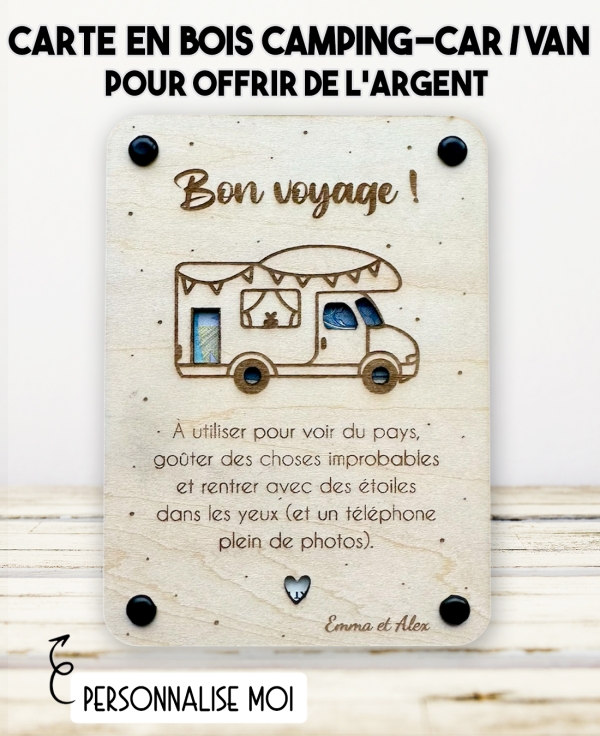 cadeau voyage, cadeau road trip, cadeau vacances, cadeau camping-car, cadeau van aménagé