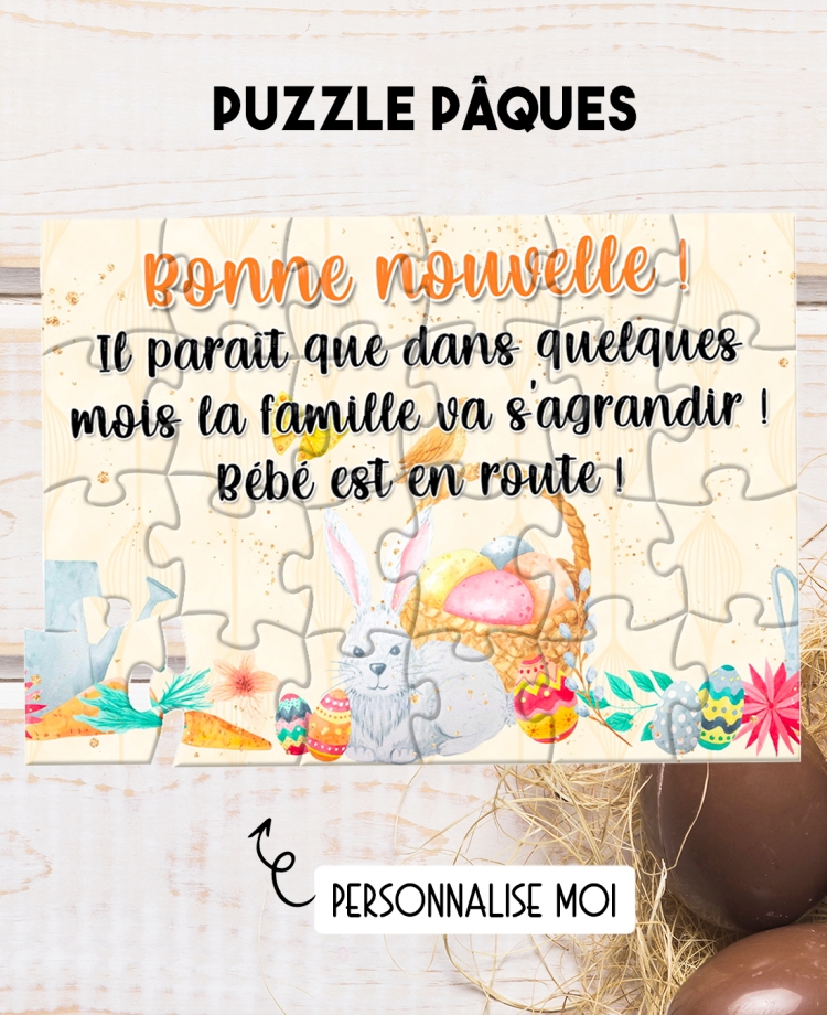 cadeau Pâques enfant, surprise Pâques, puzzle Pâques surprise, souvenir Pâques enfant