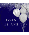 Loan - 50 étiquettes rondes 6,5cm