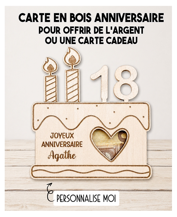 carte cadeau argent, cadeau anniversaire, cadeau original anniversaire