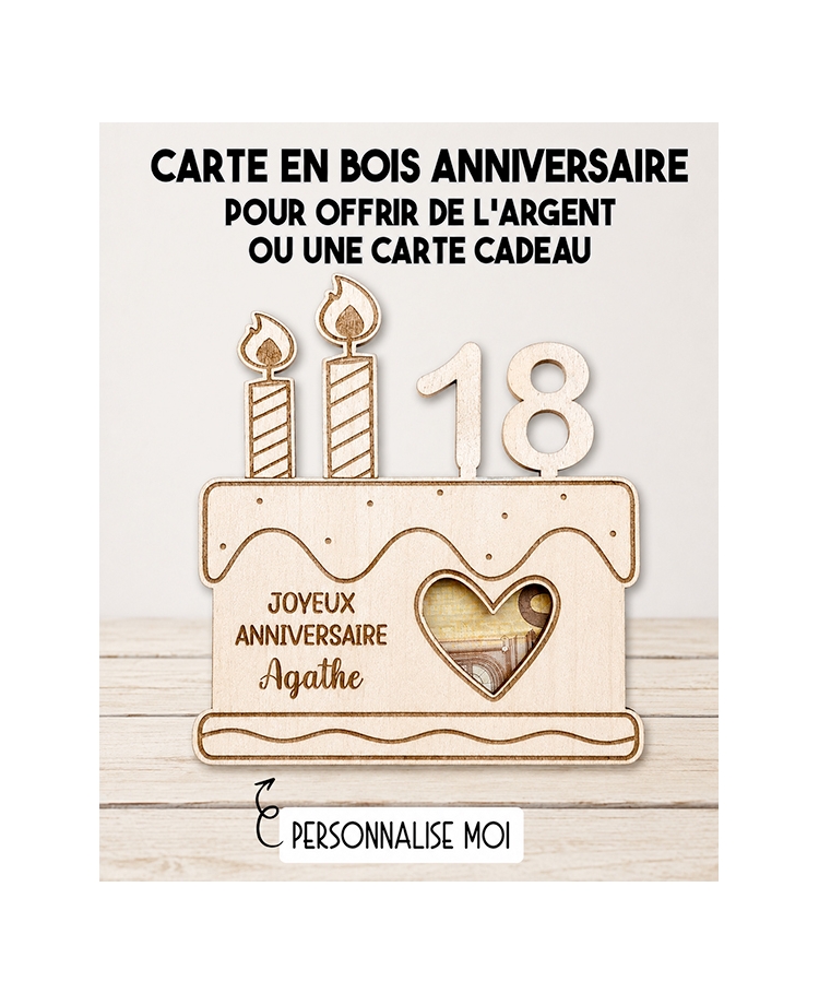 carte cadeau argent, cadeau anniversaire, cadeau original anniversaire